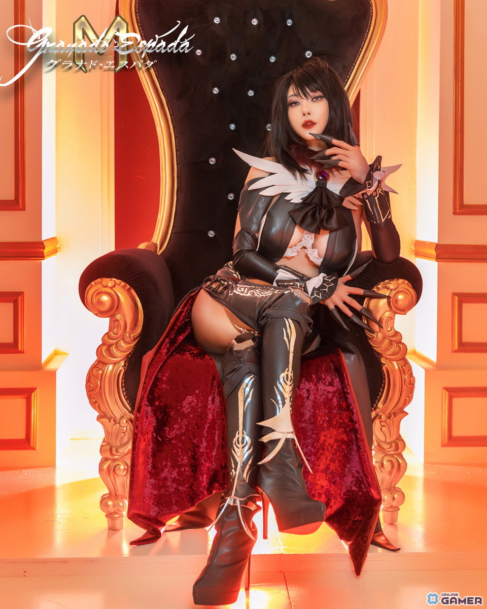 「グラナド・エスパダM」ストア事前登録が開始！悪魔的な魅力を放つ黒い衣装をまとった“暴走エミリア”のコスプレ動画も公開の画像