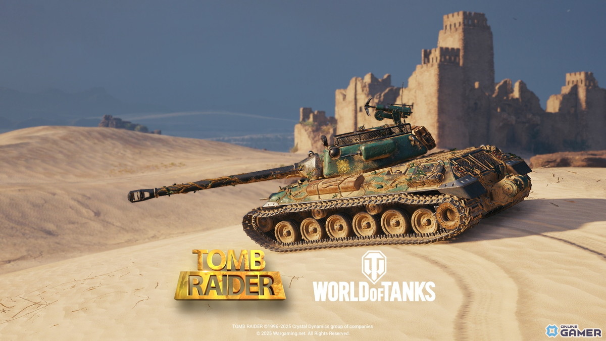 「World of Tanks」×「ララ・クロフト」「デューク ニューケム」参戦！コラボバトルパス「ヒーローの軌跡」開催決定の画像