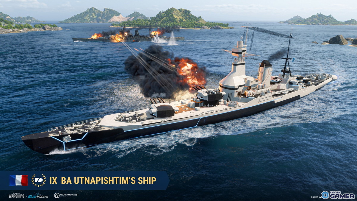 「World of Warships」×「ブルアカ」コラボ第2弾開催！アロナが艦長として登場の画像