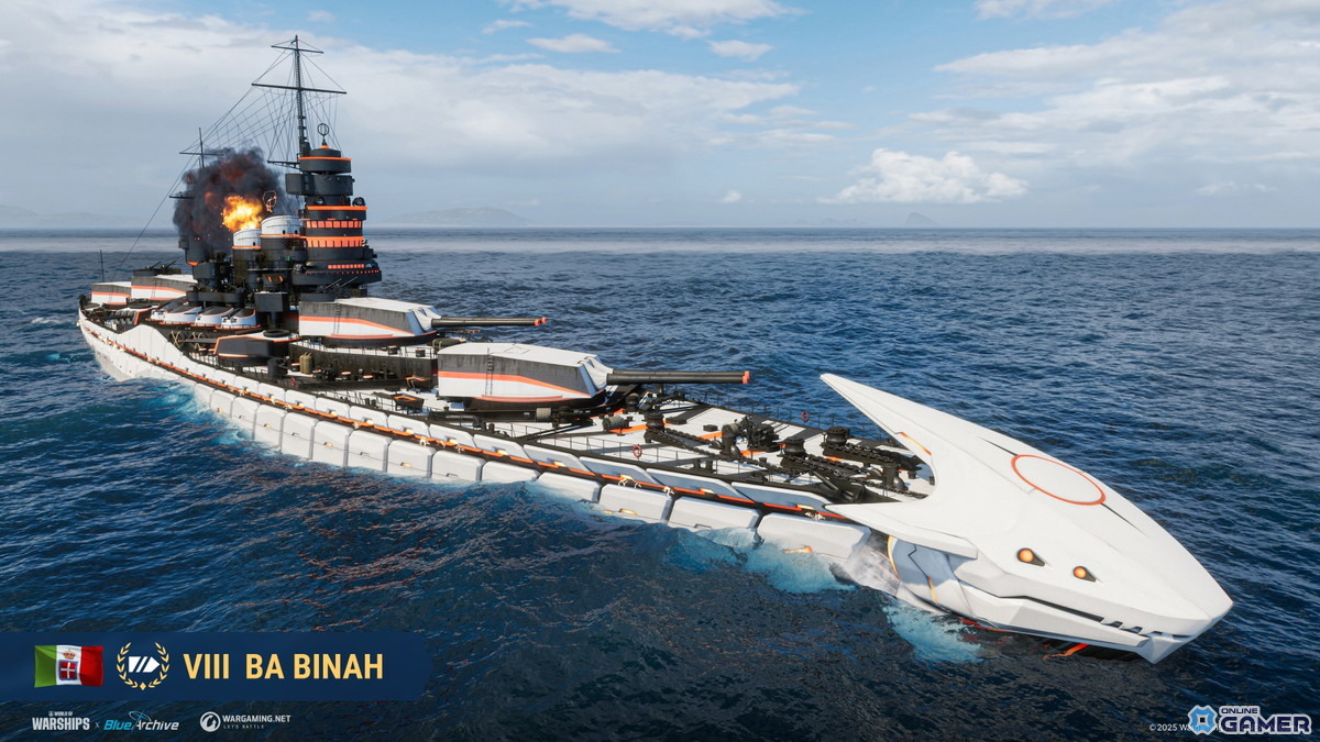 「World of Warships」×「ブルアカ」コラボ第2弾開催！アロナが艦長として登場の画像