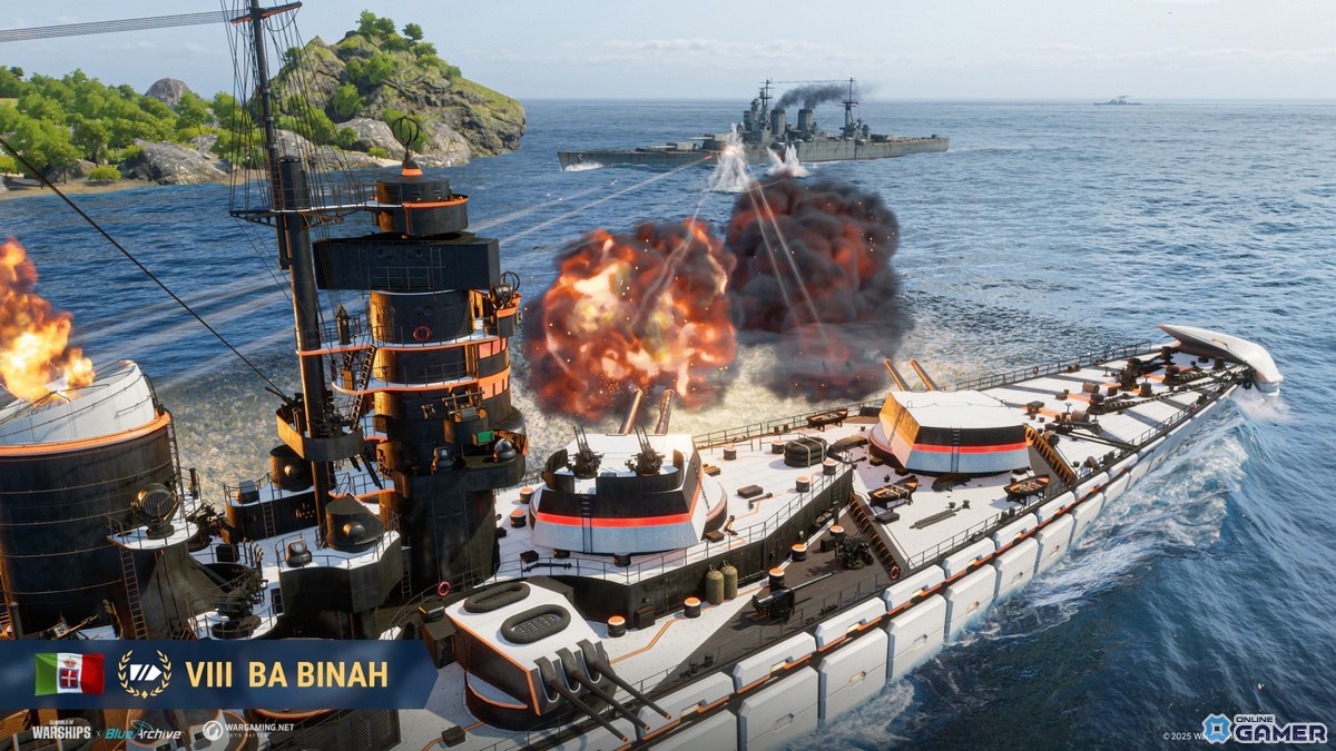 「World of Warships」×「ブルアカ」コラボ第2弾開催！アロナが艦長として登場の画像