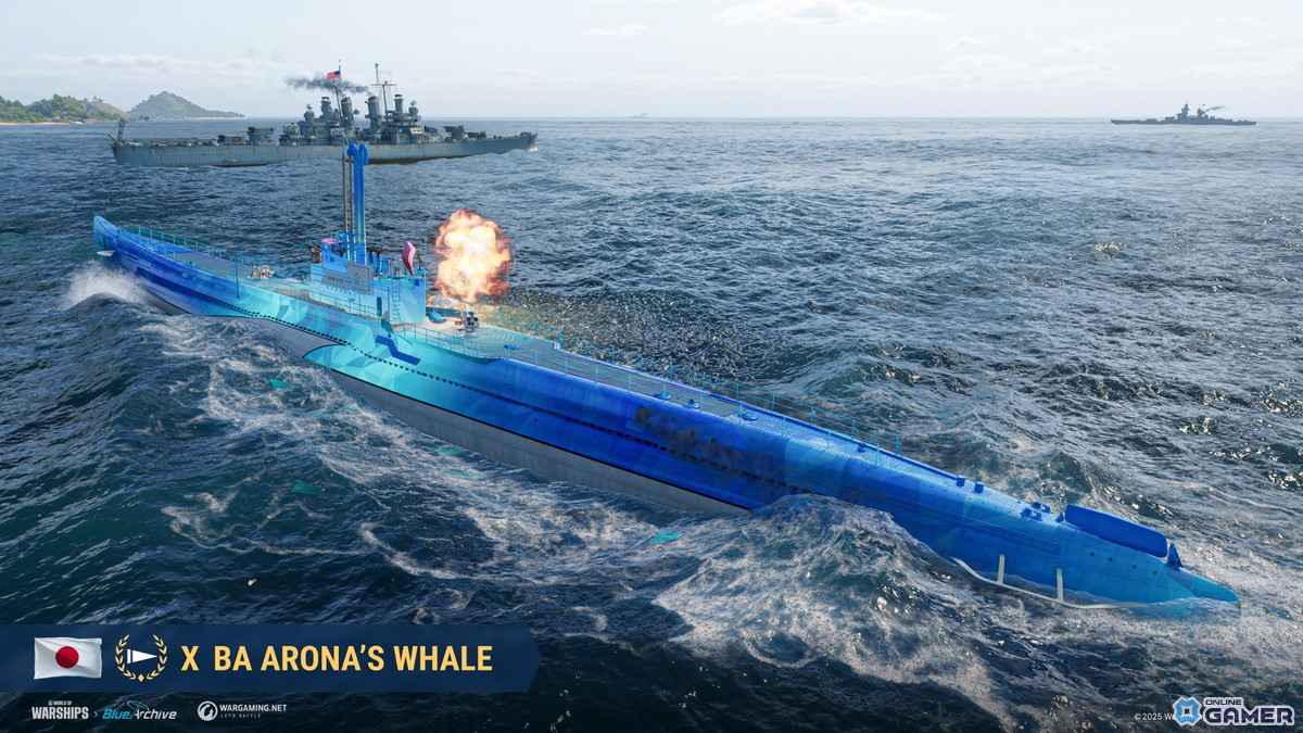 「World of Warships」×「ブルアカ」コラボ第2弾開催！アロナが艦長として登場の画像