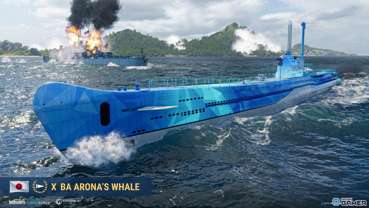 「World of Warships」×「ブルアカ」コラボ第2弾開催！アロナが艦長として登場の画像