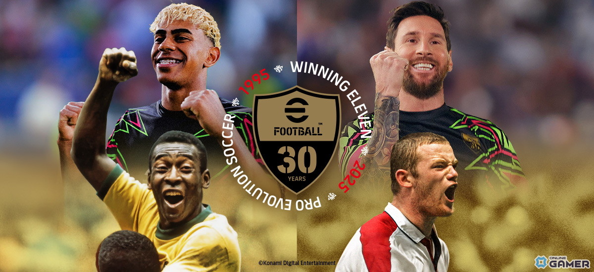 「eFootball」シリーズ30周年！ルーニー選手が限定デザインで参戦＆ドルトムントや新機能「リンクアップ」も発表の画像