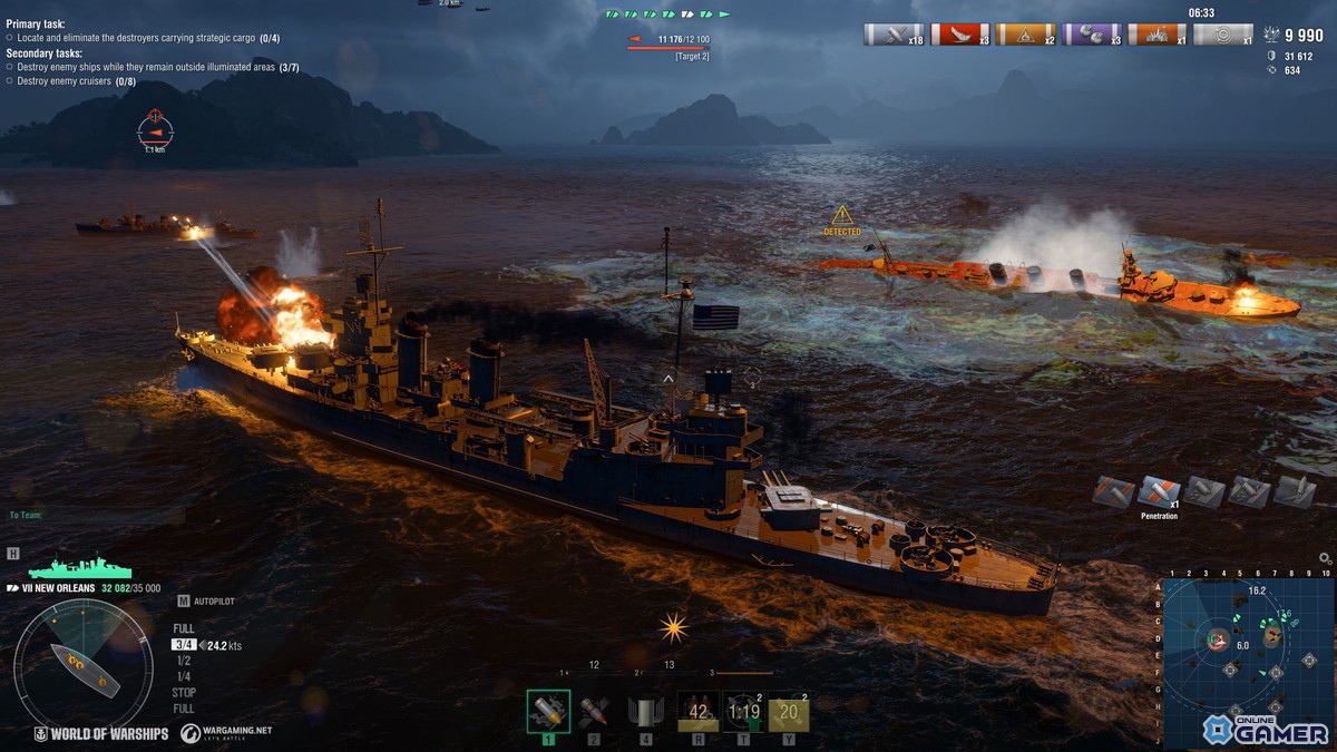 「World of Warships」第二次世界大戦終結80周年記念アップデート配信!新オペレーション&新艦艇「USS Laffey」登場の画像