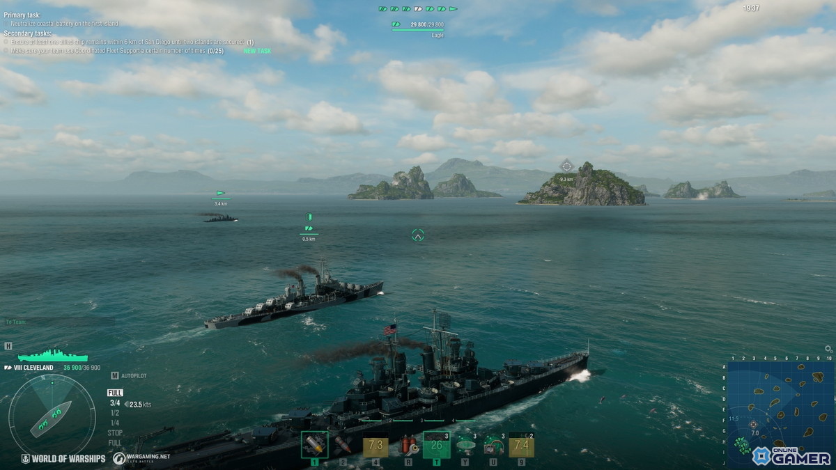 「World of Warships」第二次世界大戦終結80周年記念アップデート配信!新オペレーション&新艦艇「USS Laffey」登場の画像