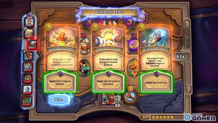 「ハースストーン」バトルグラウンド・シーズン11「ウンゴロの残響」開幕、新キーワードやクエスト再登場など大幅アップデートを実施の画像