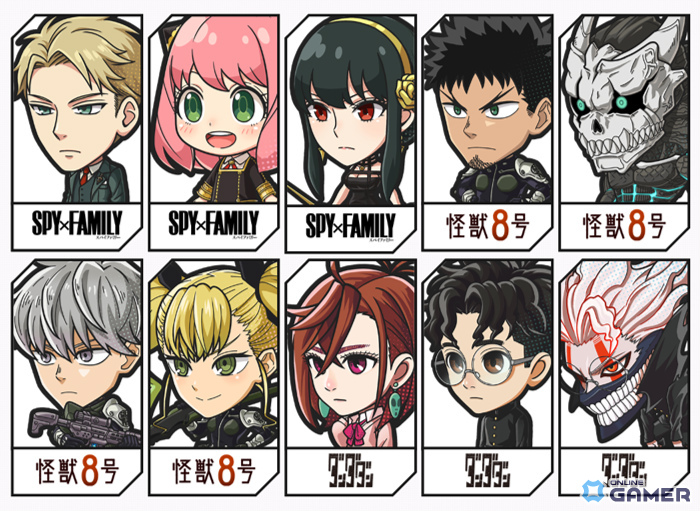 スマホ新作「ジャンプ＋ジャンブルラッシュ」事前登録受付開始！アーニャ・怪獣8号・オカルンも登場の画像