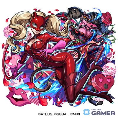 「モンスト」×「ペルソナ5 ザ・ロイヤル」コラボ8月16日開幕!ジョーカー&クイーンら怪盗団メンバーが参戦の画像