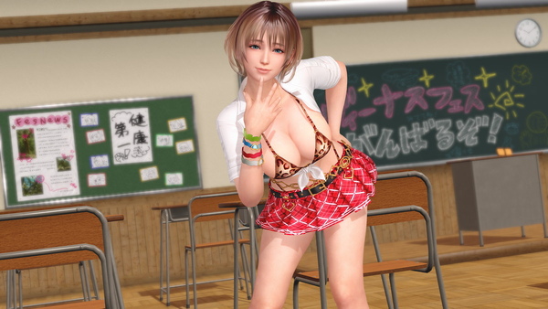「DOAXVV」新SSR水着「スクール・バイブス」登場!ヒョウ柄ビキニ&ギャル風コーデがセクシーの画像