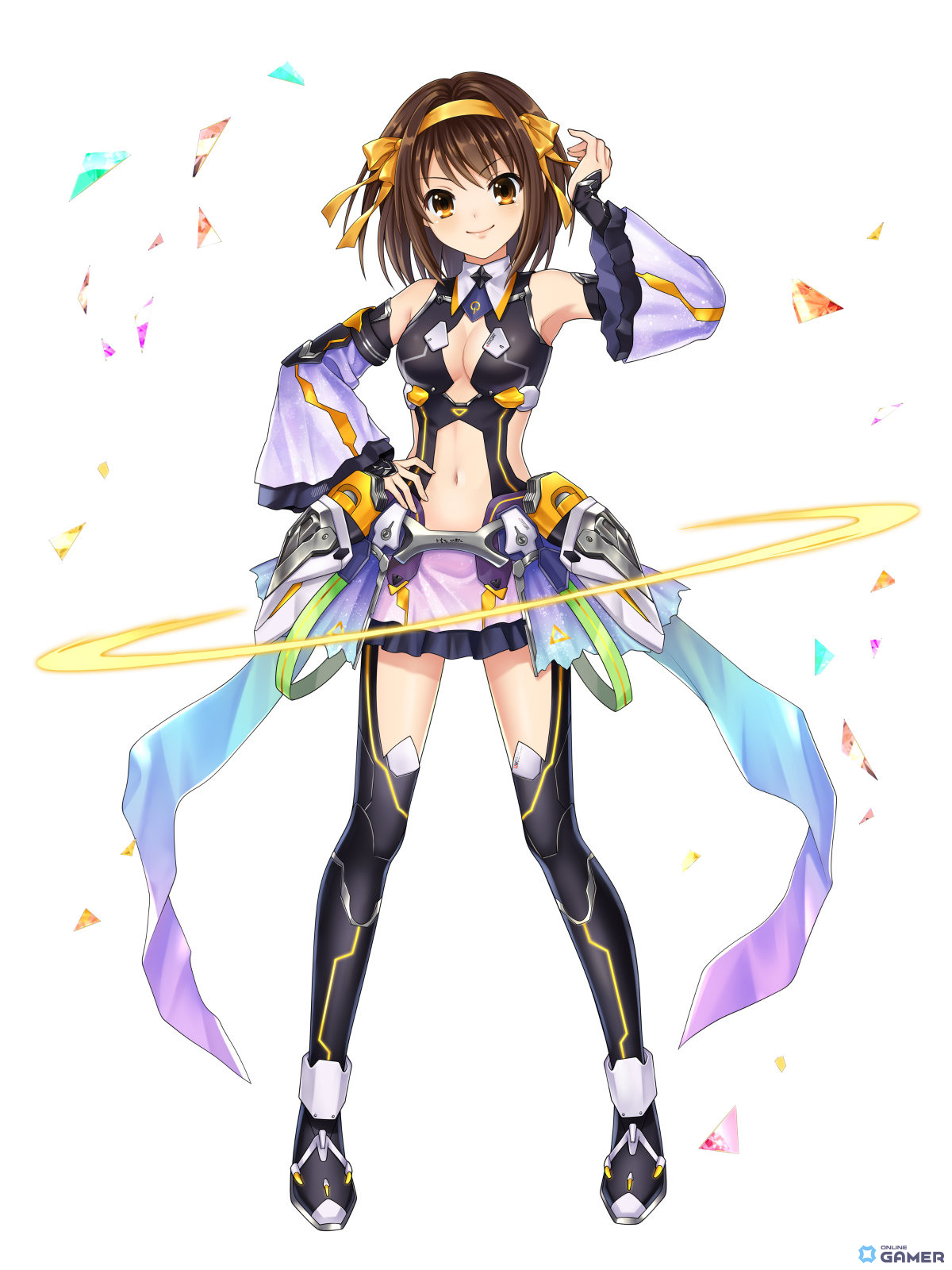 「黒ウィズ」×「涼宮ハルヒの憂鬱」コラボ開幕!ハルヒ・長門・みくる・エニィがガチャ参戦の画像