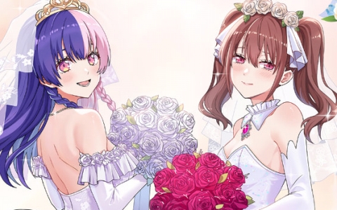 「2.5次元の誘惑 天使たちのステージ」1stアニバーサリー!ウェディングドレス姿の美花莉と753♡登場