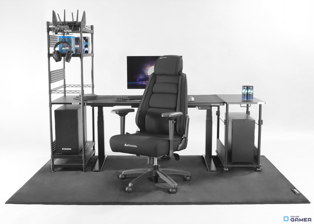 1人部屋のベッド&デスクまでカバーできる超大判ゲーミングラグ「ベッドごとふかふかラグ」がBauhutteより登場の画像