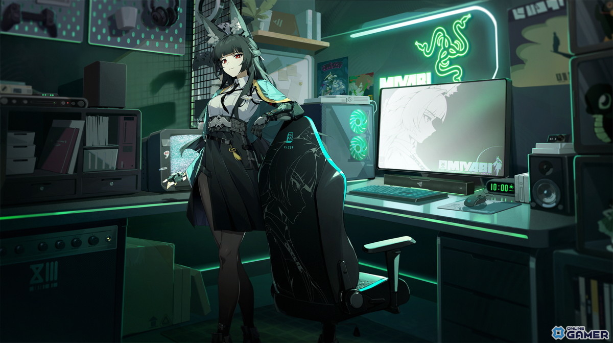 Razer×「ゼンレスゾーンゼロ」公式コラボ周辺機器が登場！雅モチーフのチェア＆キーボードなどラインナップの画像