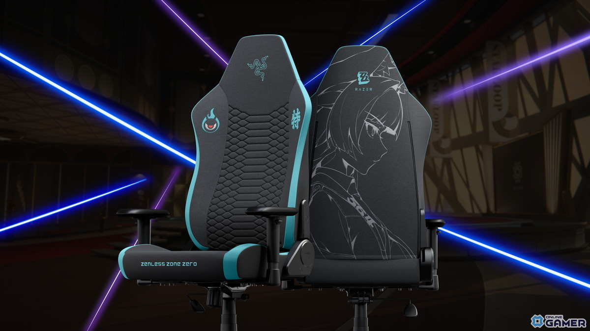 Razer×「ゼンレスゾーンゼロ」公式コラボ周辺機器が登場！雅モチーフのチェア＆キーボードなどラインナップの画像