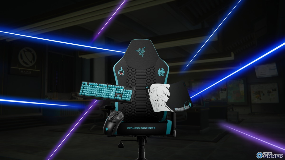 Razer×「ゼンレスゾーンゼロ」公式コラボ周辺機器が登場！雅モチーフのチェア＆キーボードなどラインナップの画像