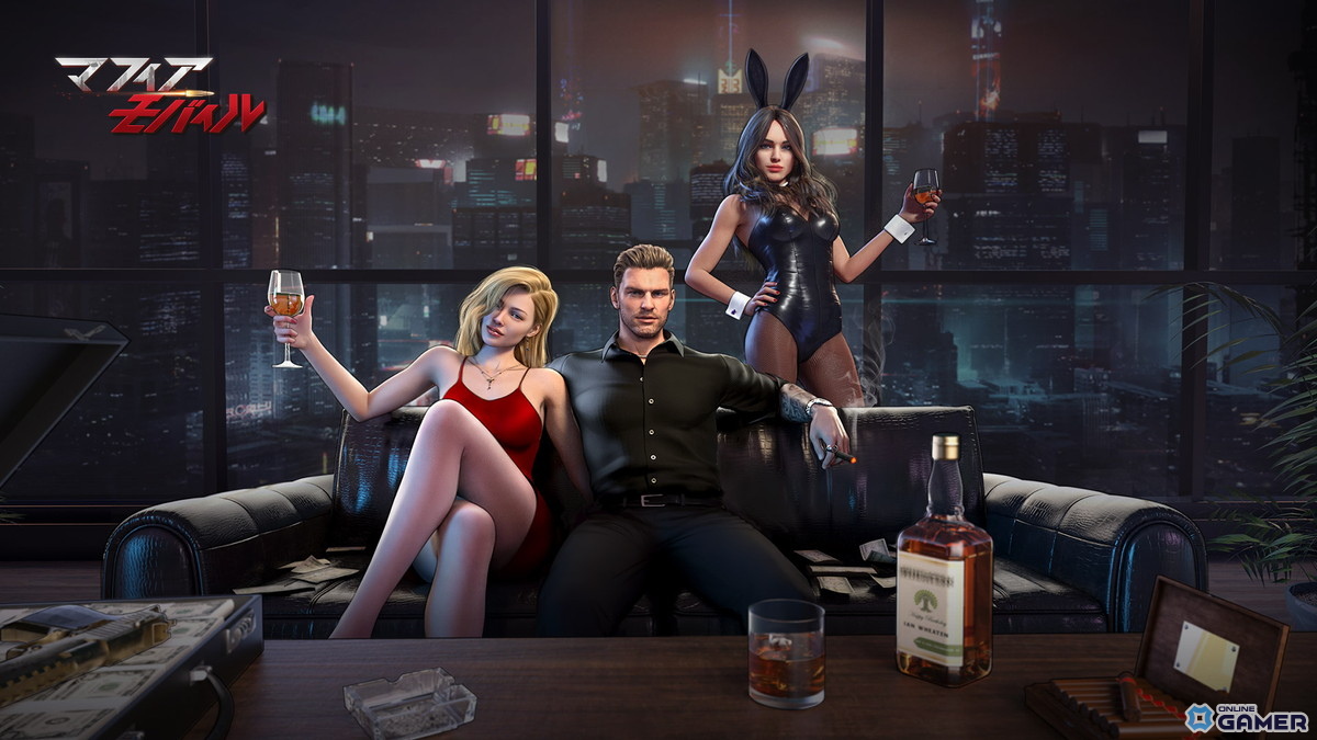 スマホ新作「マフィアモバイル」9月配信へ!都市建設×ギャング抗争のマフィアRPGの画像