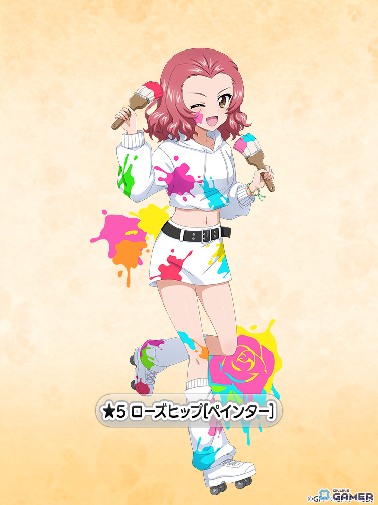 「ガルパン 戦車道大作戦！」ペインター衣装のみほ・柚子・アンチョビ・しほがガチャに登場！の画像