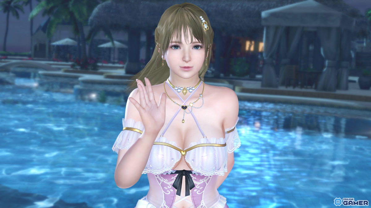 「DEAD OR ALIVE XVV」モニカ専用SSR水着「オール・イン・ザ・ワン」登場！セクシー＆ガーリー切替可能なトゥルーカラーコーデの画像