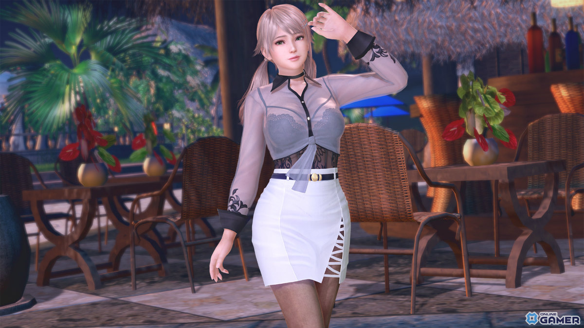 「DEAD OR ALIVE XVV」モニカ専用SSR水着「オール・イン・ザ・ワン」登場！セクシー＆ガーリー切替可能なトゥルーカラーコーデの画像