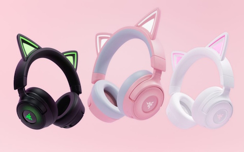 Razer「Kraken Kitty V3」シリーズ9月5日発売！ネコミミヘッドセットがブラック・ピンク・ホワイトで登場