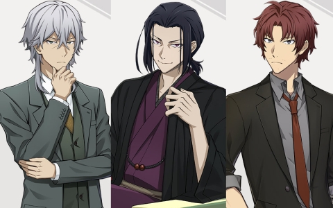 「學園文豪ストレイドッグス」福沢諭吉・森鴎外・織田作之助が教師に！櫻眞學園の教師陣ビジュアル公開