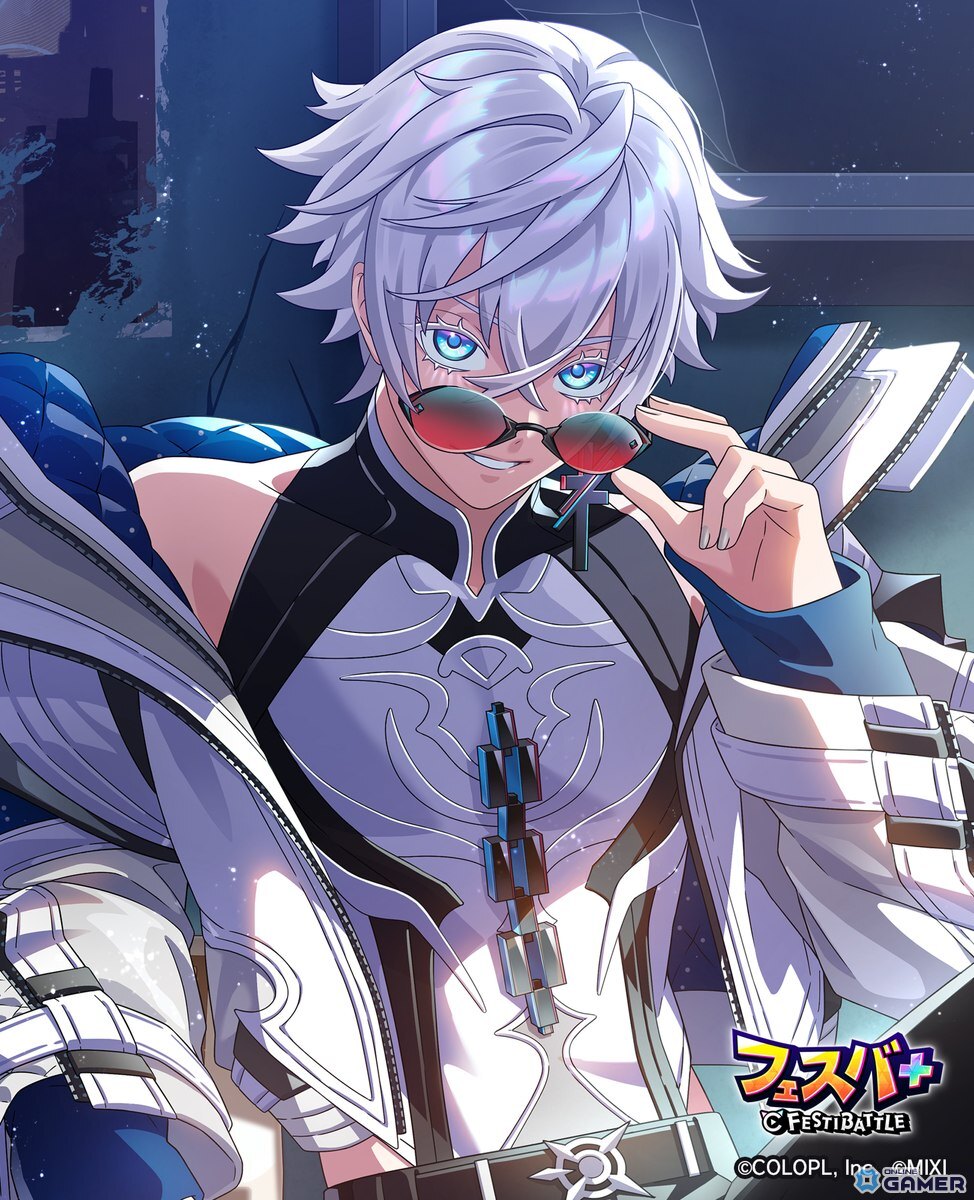 「フェスバ+」1周年!「白猫」ジン(CV:島崎信長)&「モンスト」エル(CV:雨宮天)が新ヒーローとして参戦の画像