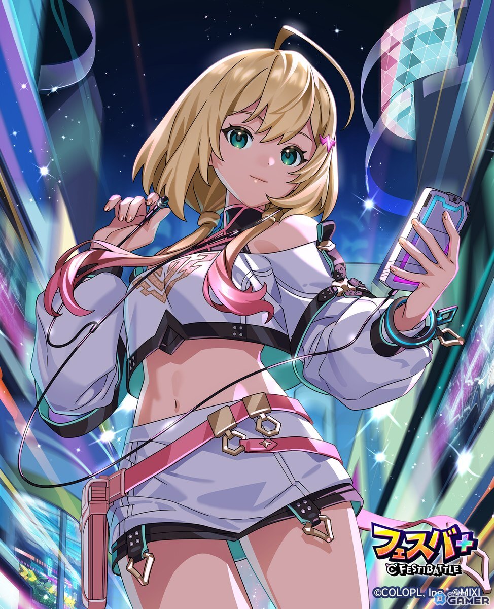 「フェスバ+」1周年!「白猫」ジン(CV:島崎信長)&「モンスト」エル(CV:雨宮天)が新ヒーローとして参戦の画像