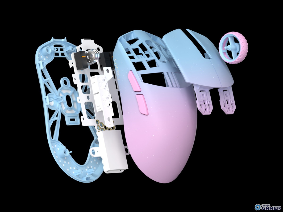 REJECT、LAMZUとコラボしたワイヤレスゲーミングマウスを発売!45gの軽量設計で8000Hzポーリングレートに対応の画像