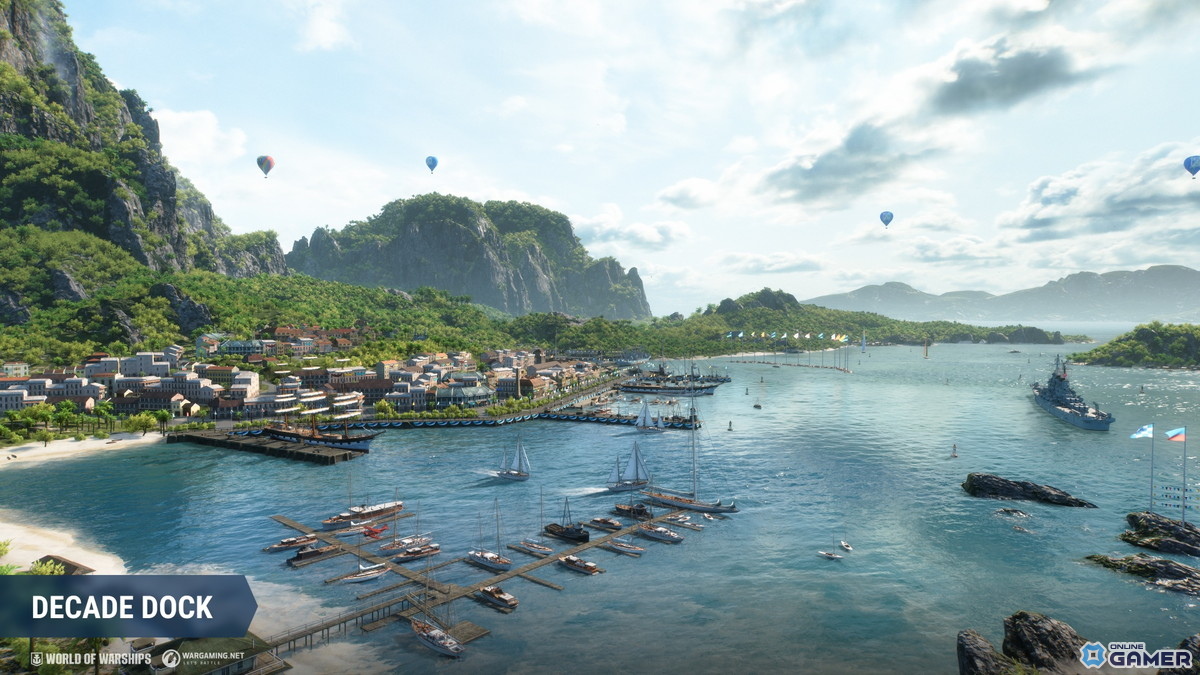 「World of Warships」の10周年を記念したアップデートが配信！ローンチ当初を再現したモード「タイムトラベル」や「10周年記念港」などが登場の画像