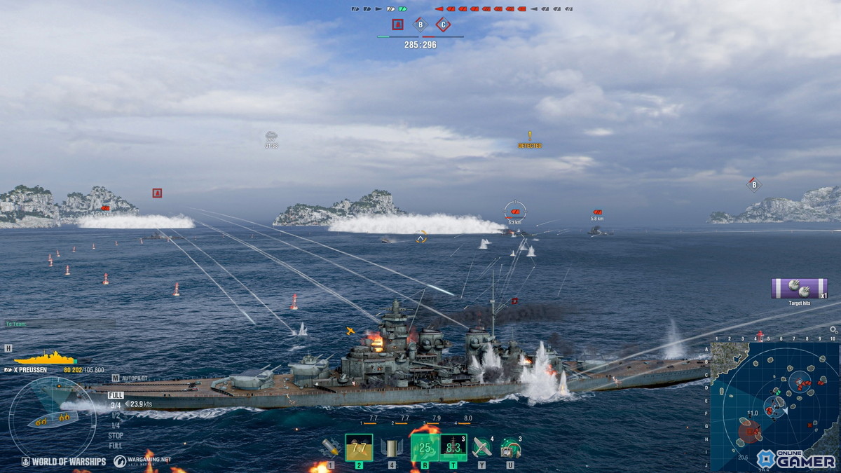 「World of Warships」の10周年を記念したアップデートが配信！ローンチ当初を再現したモード「タイムトラベル」や「10周年記念港」などが登場の画像