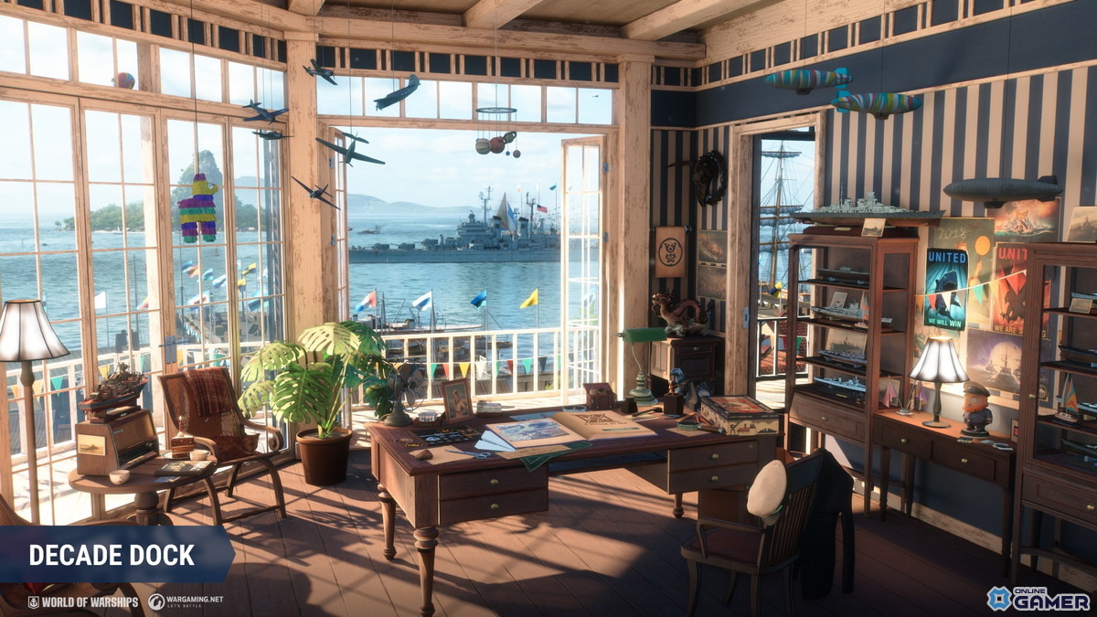 「World of Warships」の10周年を記念したアップデートが配信！ローンチ当初を再現したモード「タイムトラベル」や「10周年記念港」などが登場の画像