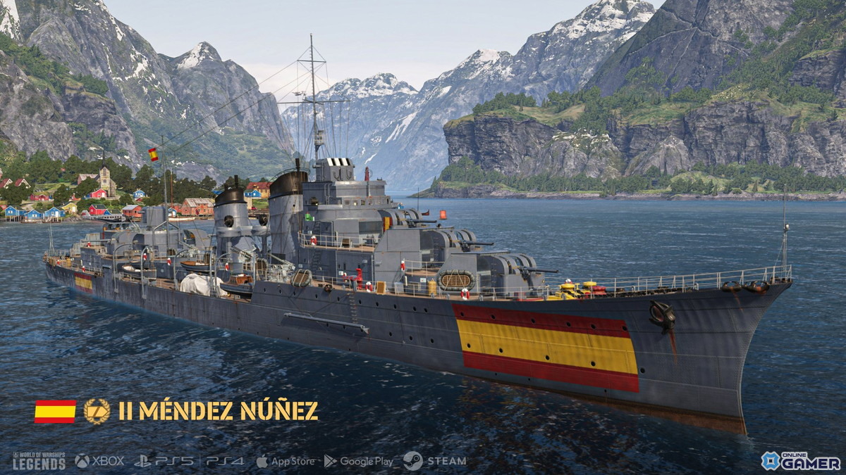「World of Warships: Legends」アズレンコラボ復刻！新国家スペイン巡洋艦ラインも実装の画像