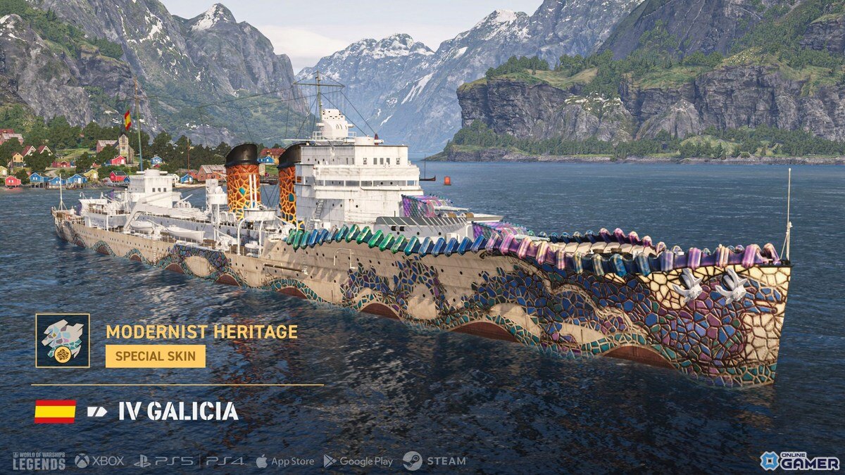 「World of Warships: Legends」アズレンコラボ復刻！新国家スペイン巡洋艦ラインも実装の画像