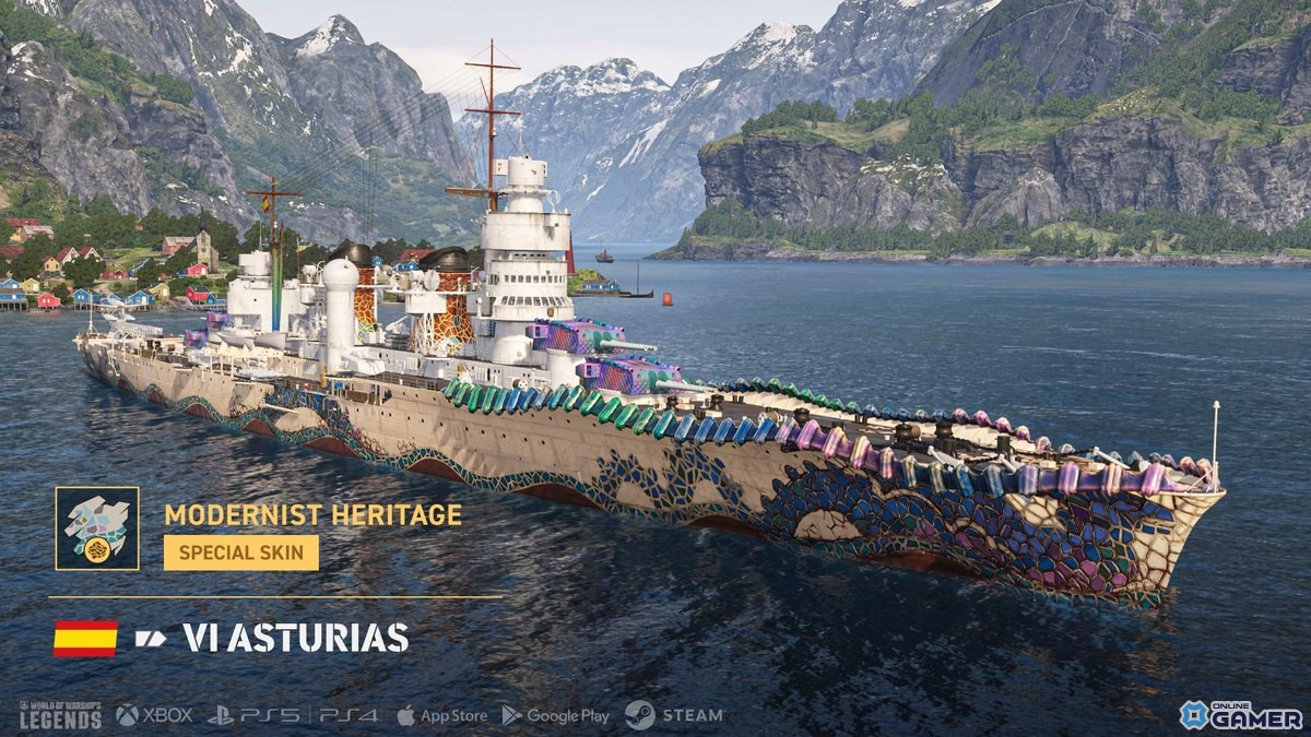 「World of Warships: Legends」アズレンコラボ復刻！新国家スペイン巡洋艦ラインも実装の画像