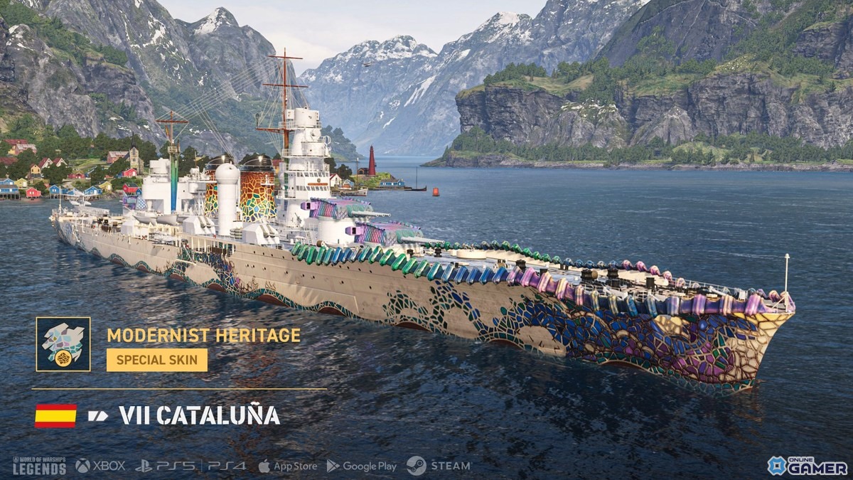 「World of Warships: Legends」アズレンコラボ復刻！新国家スペイン巡洋艦ラインも実装の画像