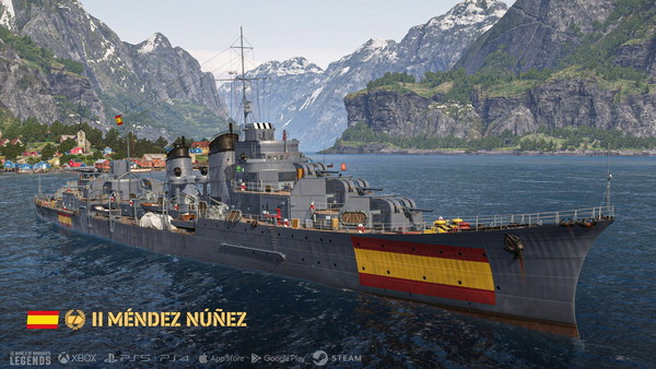 「World of Warships: Legends」アズレンコラボ復刻！新国家スペイン巡洋艦ラインも実装の画像