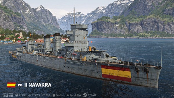 「World of Warships: Legends」アズレンコラボ復刻！新国家スペイン巡洋艦ラインも実装の画像