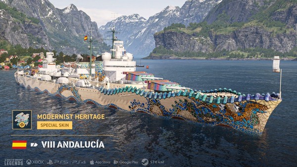 「World of Warships: Legends」アズレンコラボ復刻！新国家スペイン巡洋艦ラインも実装の画像