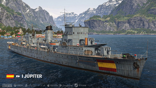 「World of Warships: Legends」アズレンコラボ復刻！新国家スペイン巡洋艦ラインも実装の画像