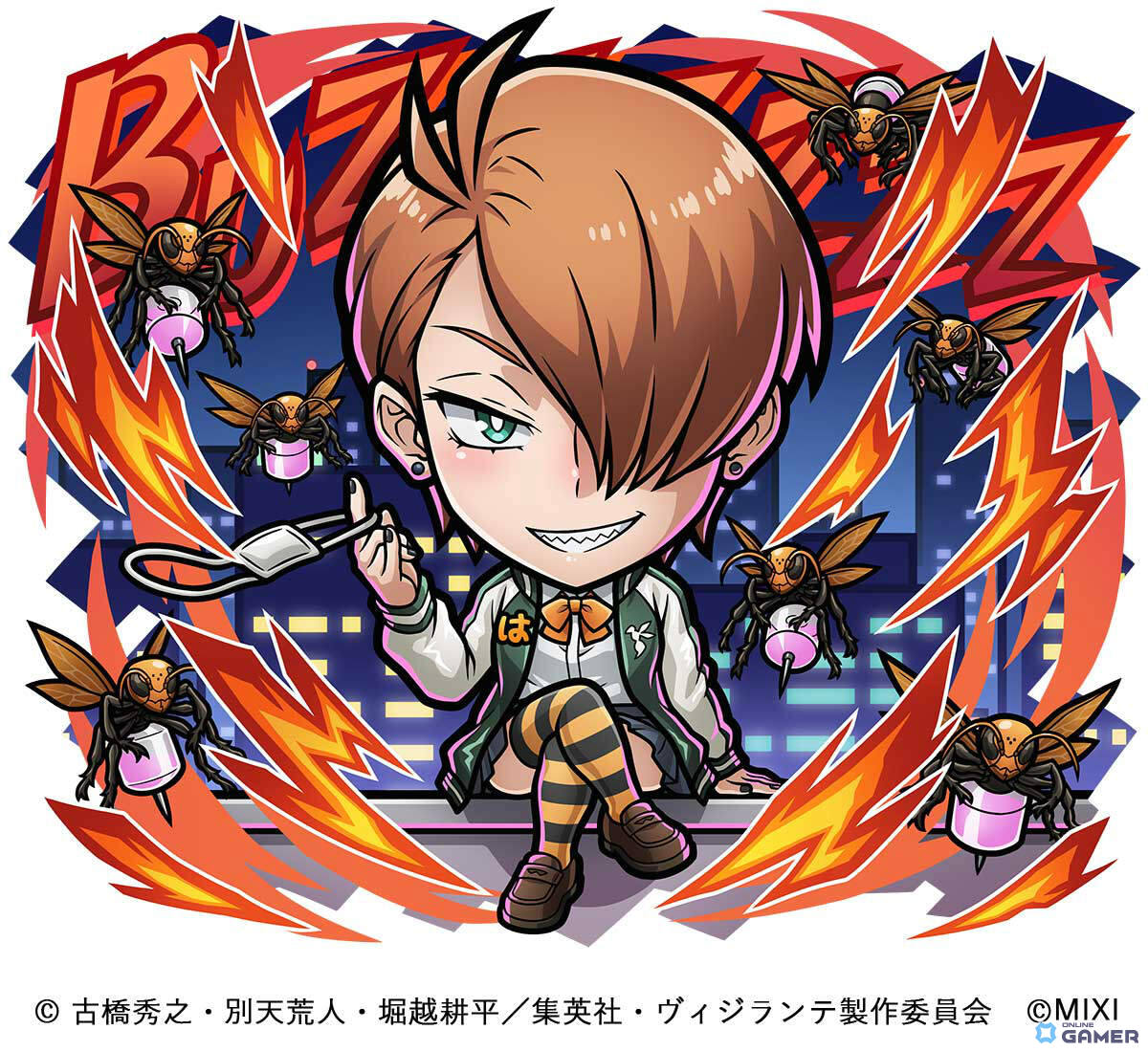 「コトダマン」×TVアニメ「ヴィジランテ」コラボ決定!鳴羽田&蜂須賀九印が登場の画像