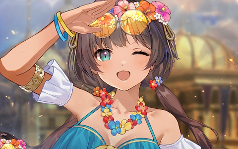 「エンバーストーリア」水着姿の「ウルファ［遊泳］」登場！雷属性の騎兵リーダーとして実装