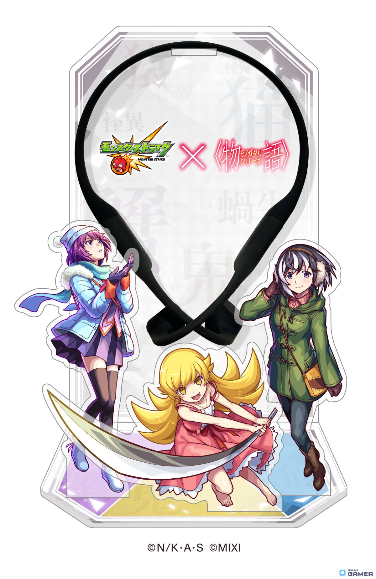 「モンスト」×「〈物語〉シリーズ」コラボ第2弾開催!ひたぎ・真宵・駿河・翼・忍が限定ガチャに登場の画像