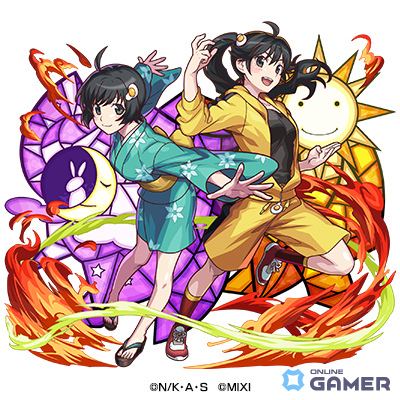 「モンスト」×「〈物語〉シリーズ」コラボ第2弾開催!ひたぎ・真宵・駿河・翼・忍が限定ガチャに登場の画像