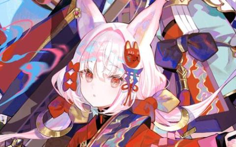 「ポケコロ」で藤ちょこさん描き下ろしアイテム登場！限定ガチャ「Drops.ft.藤ちょこ 双狐ノ案内人」開始