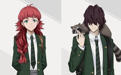 「學園文豪ストレイドッグス」フランシス・インターナショナルスクールの詳細公開！ルーシー・M＆ポオが登場