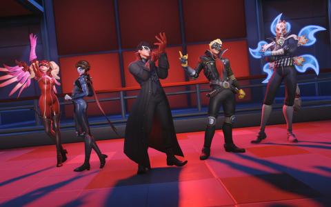 「オーバーウォッチ 2」に心の怪盗団参戦！モルガナ報酬や限定UI演出が楽しめる