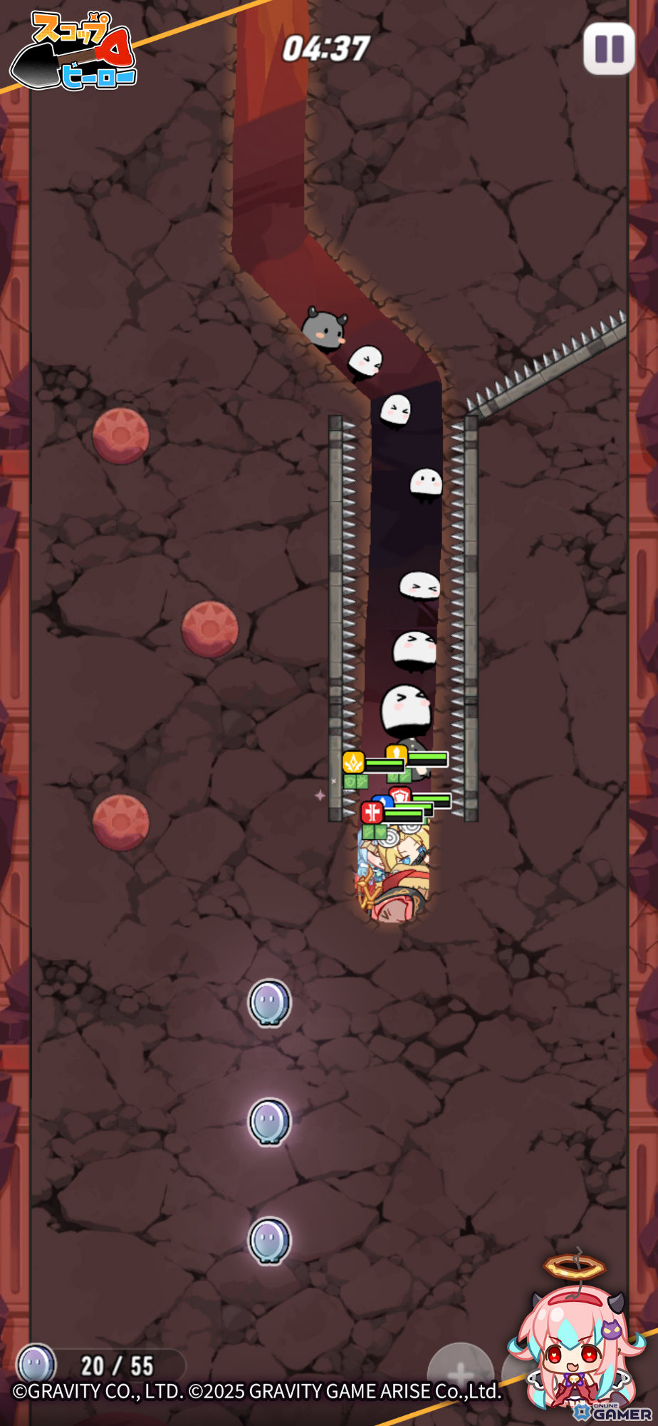 穴掘り×ピンボールの新作RPG「スコップヒーロー」配信開始！SSR確定引き直しガチャも登場の画像