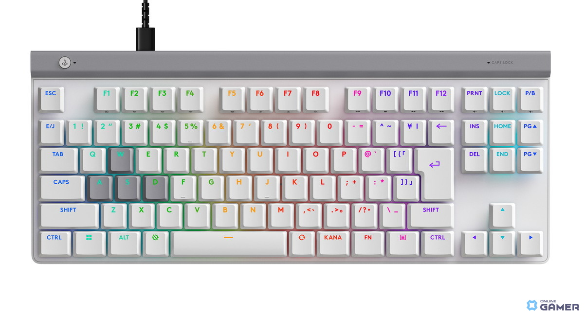 ロジクールG、薄型でラピッドトリガー搭載の新キーボード「G515 RAPID TKL」を10月9日発売の画像