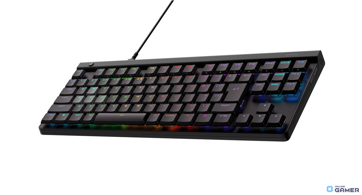 ロジクールG、薄型でラピッドトリガー搭載の新キーボード「G515 RAPID TKL」を10月9日発売の画像